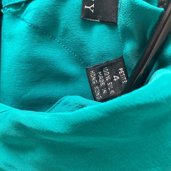 *Vintage* Ellen Tracy sz 4 Long sleeve  100% Silk 80s blazer - Picture 8 of 8